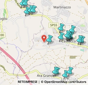 Mappa Borgo Menut, 33010 Cassacco UD, Italia (1.266)