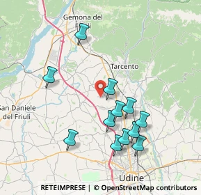 Mappa Borgo Menut, 33010 Cassacco UD, Italia (7.275)