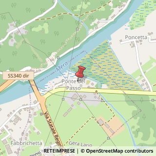 Mappa Località Ponte del Passo, 53, 22010 Gera Lario, Como (Lombardia)