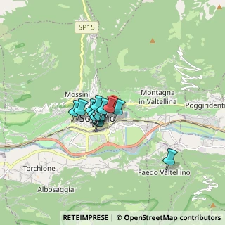 Mappa Via Grumello, 23100 Sondrio SO, Italia (1.01923)