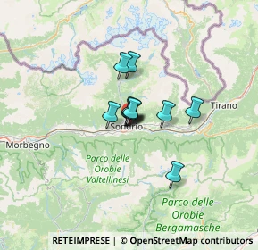 Mappa Via Grumello, 23100 Sondrio SO, Italia (6.43182)