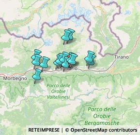 Mappa Via Grumello, 23100 Sondrio SO, Italia (8.37429)