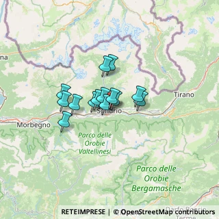 Mappa Via Scarpatetti, 23100 Sondrio SO, Italia (8.11929)