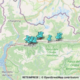 Mappa Via per la Nazionale, 23010 Buglio in Monte SO, Italia (8.075)