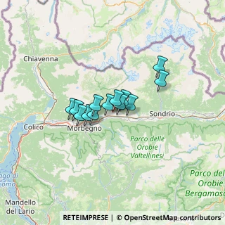 Mappa Via per la Nazionale, 23010 Buglio in Monte SO, Italia (7.94)