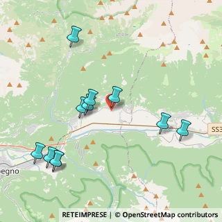 Mappa Via per la Nazionale, 23010 Buglio in Monte SO, Italia (4.43636)