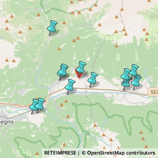 Mappa Via per la Nazionale, 23010 Buglio in Monte SO, Italia (3.91333)