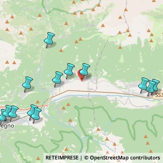 Mappa Via per la Nazionale, 23010 Buglio in Monte SO, Italia (5.90846)