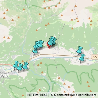 Mappa Via per la Nazionale, 23010 Buglio in Monte SO, Italia (3.44333)