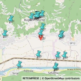 Mappa Via per la Nazionale, 23010 Buglio in Monte SO, Italia (1.24)