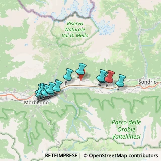 Mappa Via dell'Industria, 23010 Buglio in Monte SO, Italia (6.98333)