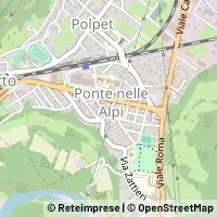 Karte Ponte nelle Alpi
