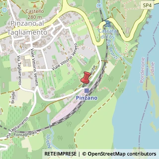Mappa Borgo ampiano, 33094 Pinzano al Tagliamento, Pordenone (Friuli-Venezia Giulia)