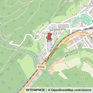 Mappa Via Nuova Erto, 82, 32014 Ponte nelle Alpi, Belluno (Veneto)