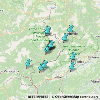 Mappa Via Lungo Canali, 38054 Transacqua TN, Italia (9.70133)