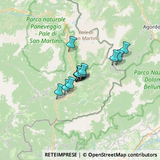 Mappa Via Lungo Canali, 38054 Transacqua TN, Italia (3.70929)
