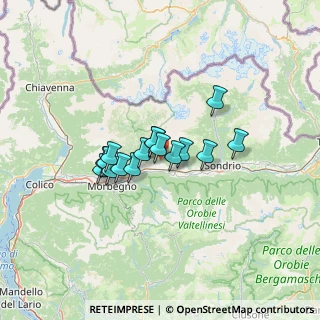 Mappa Via F.lli Rodari, 23010 Berbenno di Valtellina SO, Italia (8.84375)