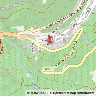 Mappa Via Campagna, 16, 38030 Faver, Trento (Trentino-Alto Adige)