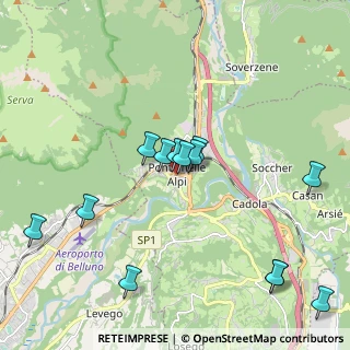 Mappa Via 4 Aprile, 32014 Ponte Nelle Alpi BL, Italia (2.11615)