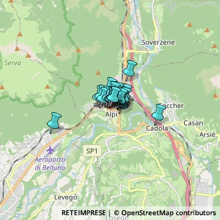Mappa Via 4 Aprile, 32014 Ponte Nelle Alpi BL, Italia (0.5265)