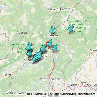 Mappa Via 4 Aprile, 32014 Ponte Nelle Alpi BL, Italia (11.2225)