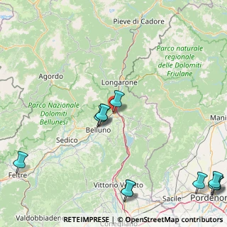 Mappa Via 4 Aprile, 32014 Ponte Nelle Alpi BL, Italia (23.20364)