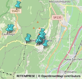 Mappa Via Guglielmo Marconi, 38010 Fai della Paganella TN, Italia (1.26077)