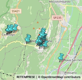 Mappa Via Guglielmo Marconi, 38010 Fai della Paganella TN, Italia (1.303)