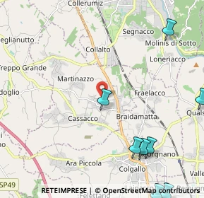 Mappa Cassacco, 33010 Cassacco UD, Italia (3.32364)