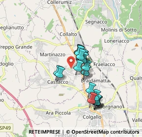 Mappa Cassacco, 33010 Cassacco UD, Italia (1.281)