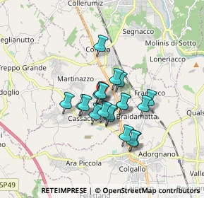 Mappa Cassacco, 33010 Cassacco UD, Italia (1.142)