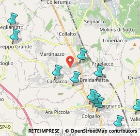 Mappa Cassacco, 33010 Cassacco UD, Italia (3.20105)