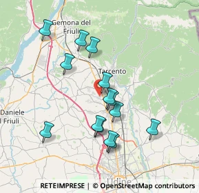 Mappa Cassacco, 33010 Cassacco UD, Italia (6.72571)
