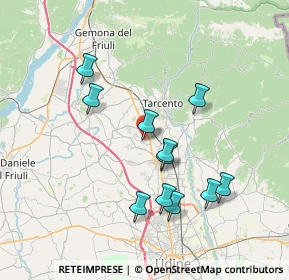 Mappa Cassacco, 33010 Cassacco UD, Italia (6.85364)