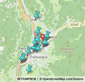 Mappa Via Lucian Sorelle, 38054 Tonadico TN, Italia (0.69333)