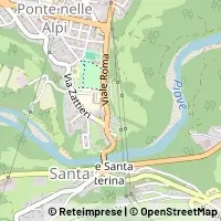 Mapa Ponte nelle Alpi