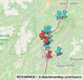 Mappa Via ai Dossi., 38010 Fai della Paganella TN, Italia (10.15)