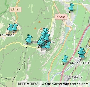 Mappa Via ai Dossi., 38010 Fai della Paganella TN, Italia (1.322)