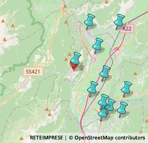 Mappa Via ai Dossi., 38010 Fai della Paganella TN, Italia (4.45091)