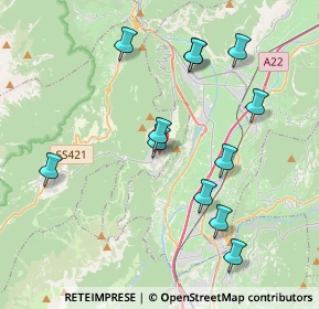 Mappa Via ai Dossi., 38010 Fai della Paganella TN, Italia (3.96167)