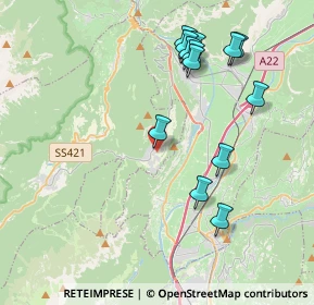 Mappa Via ai Dossi., 38010 Fai della Paganella TN, Italia (4.09231)