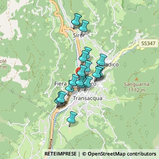 Mappa Via Montegrappa, 38054 Fiera di Primiero TN, Italia (0.636)