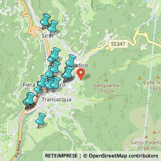 Mappa Via della Cava, 38054 Transacqua TN, Italia (1.0625)