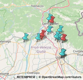 Mappa Via San Martino, 33030 Majano UD, Italia (12.48286)