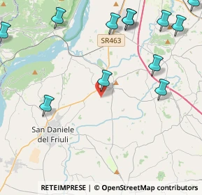 Mappa Via San Martino, 33030 Majano UD, Italia (5.93538)