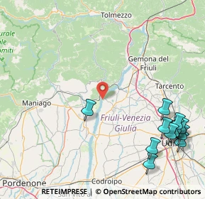 Mappa Via Prevalin, 33030 Ragogna UD, Italia (22.7675)