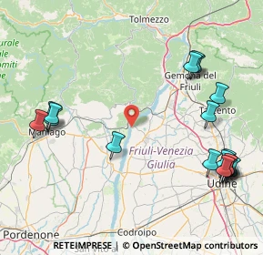 Mappa Via Prevalin, 33030 Ragogna UD, Italia (20.93474)