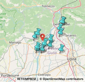 Mappa Via Prevalin, 33030 Ragogna UD, Italia (10.13)