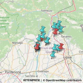 Mappa Via Prevalin, 33030 Ragogna UD, Italia (10.355)