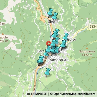 Mappa Via San Francesco, 38054 Fiera di Primiero TN, Italia (0.669)